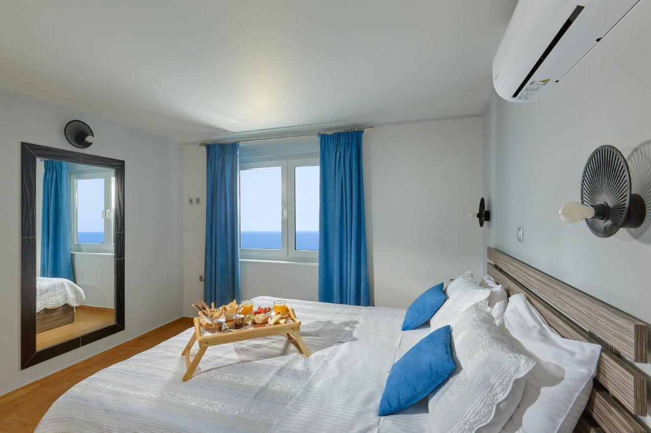 Breathtaking Sea View Flat In South Crete Appartement Keratókambos Buitenkant foto