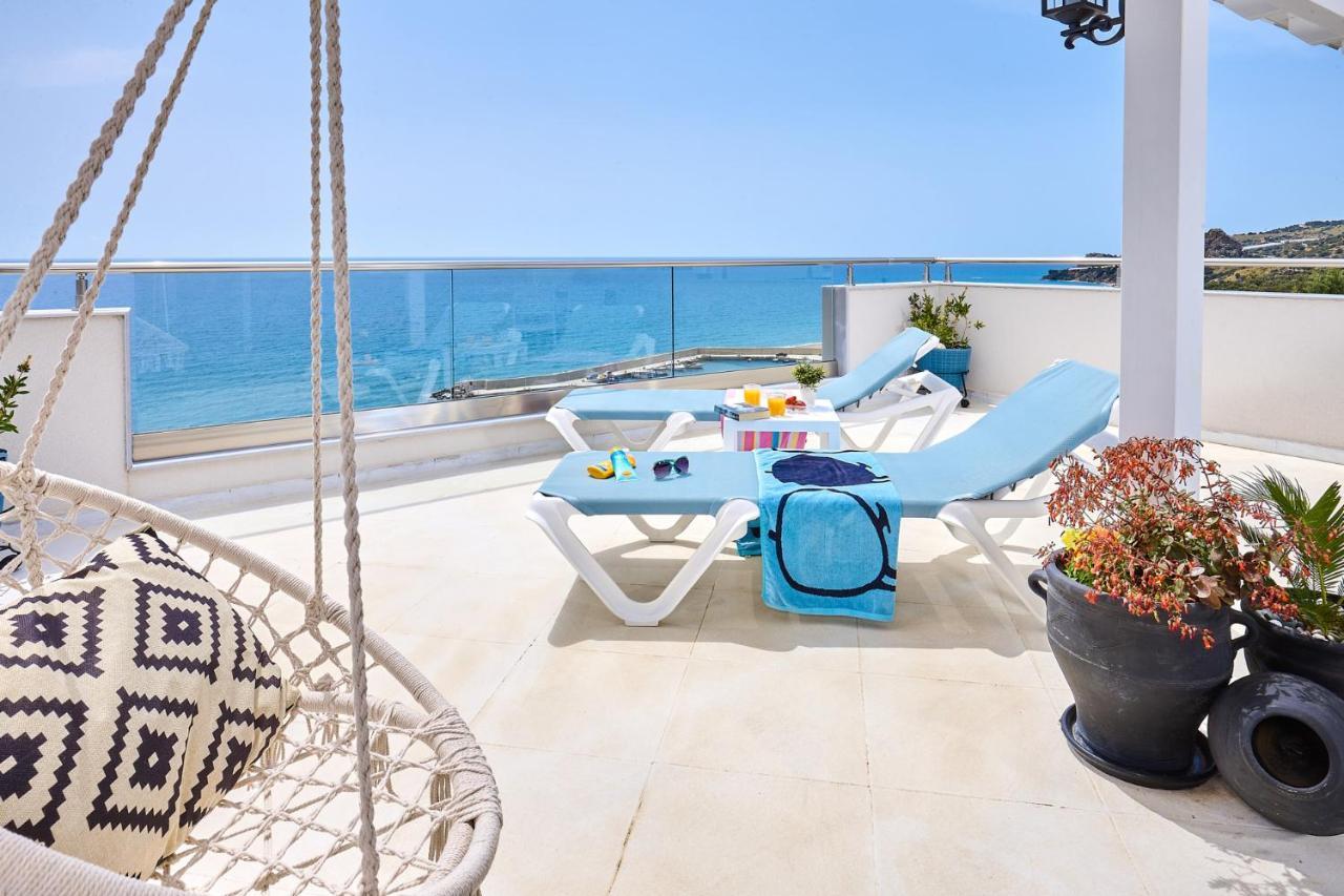 Breathtaking Sea View Flat In South Crete Appartement Keratókambos Buitenkant foto