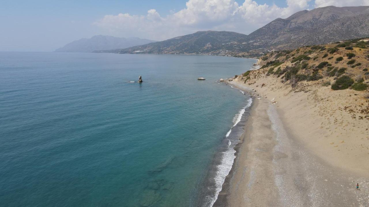 Breathtaking Sea View Flat In South Crete Appartement Keratókambos Buitenkant foto